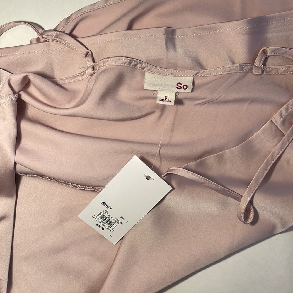 SO pink tank top size S NWT - Picture 3 of 4